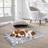 VANKEAN Reversible Dog Crate Mat, Stylish Bed with Waterproof Linings for Small to XX-Large Dogs - Grey