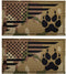 Reflective K9 Dog Handler Patches, K-9 USA Flag Tactical Military Appliques with Hook and Loop for Vests Harnesses