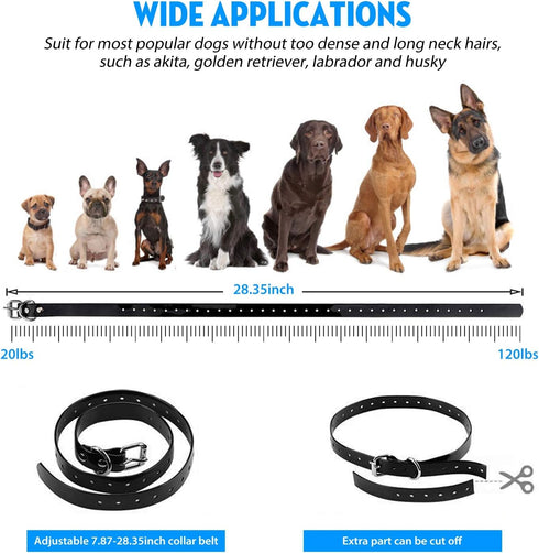 iMounTEK Dog Training Shock Collar with Remote, 3 Modes, Up to 2600Ft Range, 0~99 Shock Levels