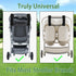 Hailinbeibei 16-Club Golf Stroller Attachment - Stroller Golf Caddy & Golf Club Holder, PETG Safe & Capacity, Fits