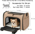 DALASITING 15lbs, Airline Approved Pet Carrier for Cats and Small Dogs Up to Cat Dog Carrier with Safety Leash