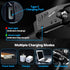 Rechargeable LED Headlamp, Lightweight 230° Illumination Headlight with Motion Sensor, Weatherproof for Camping, Hiking