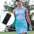 PAGOW 2 Pack Retractable Golf Club Cleaner Brush, Portable Double-Sided Groove Cleaner in Multicolor