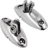 SHENGHUISS Quick Release Bimini Top Swivel Hinge - 316 Stainless Steel Deck Side Mount Marine Hardware with Screws