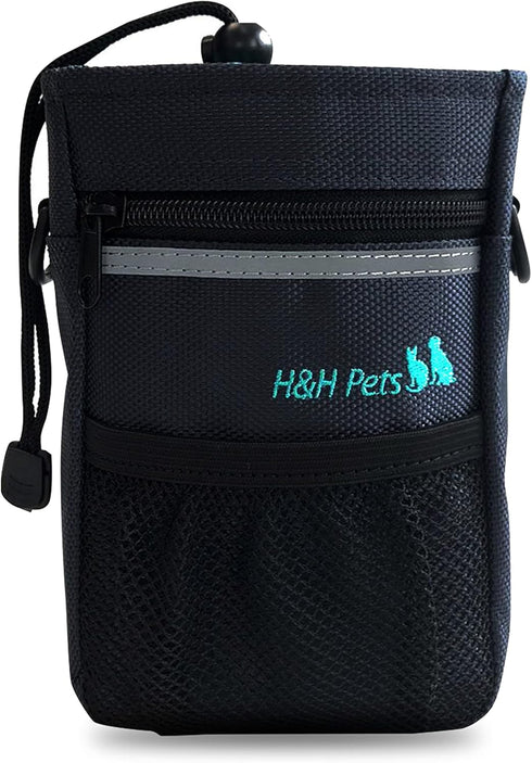 H&H Pets Dog Treat Pouch with Shoulder Strap, Waste Bag Dispenser, Training Accessories