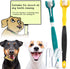 7 Pieces Dog Teeth Cleaning Kit, Includes Stainless Steel Tooth Scaler, Scraper, and 3 Head Dog Toothbrush