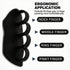 Anti-Slip Workout Grips, Charcoal Gray Gym Grips for Men Women, Anti-Slip Palm Protector Pads for Weight Lifting