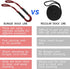 Geelu 2.5FT Bungee Dock Line, 2PCS Boat Fender Ropes for Fenders, Buoys, Docking Pontoons, Boat Accessories