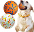 2 Pack Upgraded Indestructible Dog Tennis Balls for Aggressive Chewers, Interactive Durable Bouncy Chew Balls
