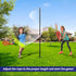 Set 360 Set.Tetherball Tetherball Tennis with with Swivel Hook PoleBall, Rope and Paddle Outdoor Equipment