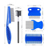5 Pack Set MEDUWEDU Flea & Lice Comb for Cats, Dogs & Kids Stainless Steel Fine Tooth Nit Comb Kit with Double-Sided
