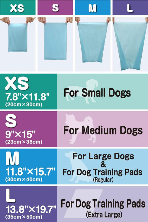 (200 Count, Pack 2) (400Bags) BOS Amazing Odor Sealing Dog Poop Bags - Durable and Unscented [Size: XS, Color: Light