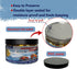 4 oz Hermit Crab Food, Buffet Blend Mix with Mealworms, Black Soldier Fly Larvae and vegetables, Buffet Blend