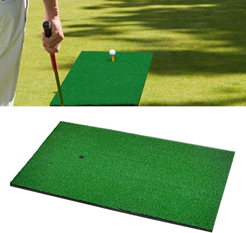 Baoblaze 20x50cm Golf Game Mat Practice Golf Hitting Mats Portable Carpet Chipping Mat for Home Office Games Adults