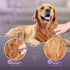 Dematting Undercoat Rake Comb for Dogs & Cats - 2.5-In Stainless Steel Safety Blades for Removing Mats & Tangles