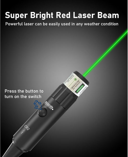 UUQ Professional Laser Bore Sight Kit Green Laser with 32 Adapters for 0.17 to 12GA