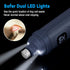 Casfuy Dog Nail Grinder with 2 LED Light - New Version 2-Speed Powerful Electric Pet Nail Trimmer, Professional Quiet