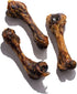 8" 4 Pack Jack&Pup Pork Femur Bones for Dogs, Big Bones for Large Dogs, Gourmet Ham Beef Bones for Agressive Chewers