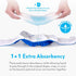 (30 Count) Paw Inspired Disposable Dog Diaper Booster Pads, Inserts for Male & Female Dog Diapers & Belly Bands