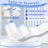120 Pack, Design,6 Litte(18x12.6 inches Thicken Cat Litter Bags cat litter box liners, Leakproof Poop Bags & Waste Bags