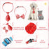 70 Pieces Adjustable Dog Bow Ties and Neck Ties Set, 40 Pet Bow Ties, 30 Neckties, Grooming Accessories