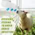 3 3 L/101.45oz Threlaco Pacifier Small Animal Milk Feeder Puppy Lamp Goat Milk Feeder Farm Water Bottle Dispenser