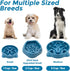 Slow Feeder Dog Bowls Durable Puzzle Feeder, Non Slip Dog Food Dish for Small Medium Dogs, 3 Cups, BPA Free, Grey