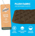 Paw Inspired Washable Padded Crate Mats for Dogs, 23" x 17" Pad, Fits 24-inch Kennels, Plush Pet Beds (Dark Brown)