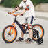 Pair of Bicycle Auxiliary Wheel, Children's Bicycle Accessories for 14", Flash Wheels Training Wheels for Kids Bike
