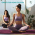 Navaris Foldable Yoga Mat - Non-Slip Portable Exercise Mat for Travel - 1/16" (1.5mm) Thick Pilates, Workout, Gym,