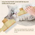 Ntrjtrss Flea Comb for Cats Dogs Brush for Shedding Self Cleaning Pet Comb Lice Comb Long & Short Stainless Steel Metal
