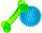 Spiky Ball and Bone Set for Small Dogs, Puppy Teething Toys for Interactive Chew and Dental Care