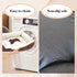Dog Bed for Small Dogs, Washable Rectangle Cat Beds with Anti-Slip Bottom for Medium Dogs and Kittens (Beige,