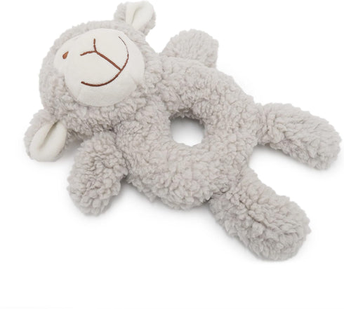 Senior Fleece Ring Body, Calming Lavender Dog Toy for Senior Dogs, Grey, 19cm x 23cm