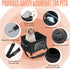 4-in-1 15lbs Cat Car Seat and Cat Carrier with Removable Wheels Booster Car Seats for Small Dogs Cats Comes