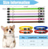 16 PCS Adjustable Nylon Puppy Collars with Safety Buckle for Small Puppies, Breakaway ID Whelping Pet Supplies,
