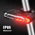 WSDCAM Smart Bike Tail Light with Turn Signals, Rechargeable Waterproof Bike Alarm Horn