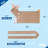 Barkbox Dog Bathrobe Fast Drying with Hook and Loop Closure & Wrap Tie Snuggle, Cute Dogs Clothes, Easy to Clean