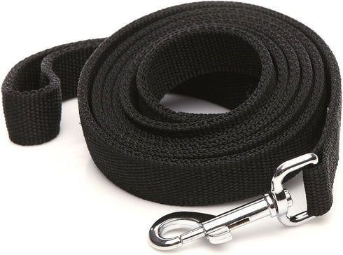 Nylon Dog Leash - 2-Layer, 4 FT/6 FT/7FT Long, 1 Inch Wide for Medium Large Dogs