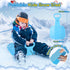 32Pcs Elovien Snow Toys Snowball Maker Snow Molds for Kids Outdoor with Foldable Snow Sleds, Long Shovels Tool, Snowman