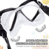 Seago Kids Swim Goggles with Nose Cover - Anti-fog Tempered Glass Snorkel Mask for Kids 6-14