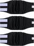 CuteBone Dog Diapers Male Washable Belly Band for Male Dogs Wraps Black