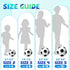 5 4 3 2 2 3 Pack 1-3 5-8 8-12 12+ Soccer Ball Size Size Size Size with Pump Deflated - Single, or Official Size Indoor