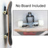 YYST Skateboard Wall Mount Hanger, Flexible Storage Rack for Skateboards, Penny Boards, Longboards, 2/PK