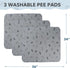 3 Pack 34x36 Reusable Puppy Pads, Super Absorbent Washable Leakproof Training Mats for Potty Training