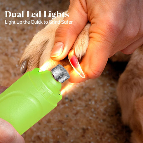 Trimmers Grooming,3 YABIFE Dog Nail Grinder, Dog Nail and Clippers Kit, Super Quiet, Rechargeable, for Small Large Dogs