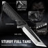 NedFoss Tactical Survival Knife - 440C Steel Blade, G10 Handle, Kydex Sheath, Fire Starter - Camping Gift for Men