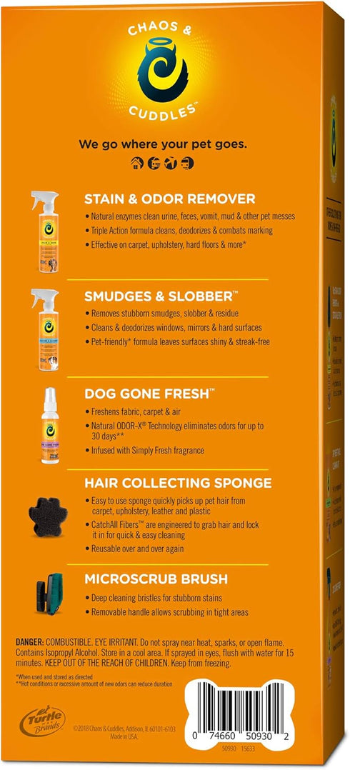 Chaos & Cuddles 50970 Pet Mess Starter Cleaning Kit, 26 Fl Oz
