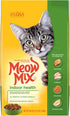 Meow Mix Indoor Formula Dry Cat Food, 3.15 lb Bag (Pack of 4)