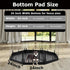 24 Inch 8 PJYuCien Dog Playpen Bottom Pad, Fits Width Panels Regular Octagon Metal Exercise Pet Playpen, Black